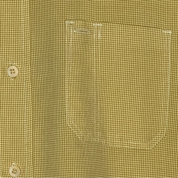 Ted Baker of London Men’s Gold Checked Dress Shirt Size 5 = US Size XL - Picture 2 of 9